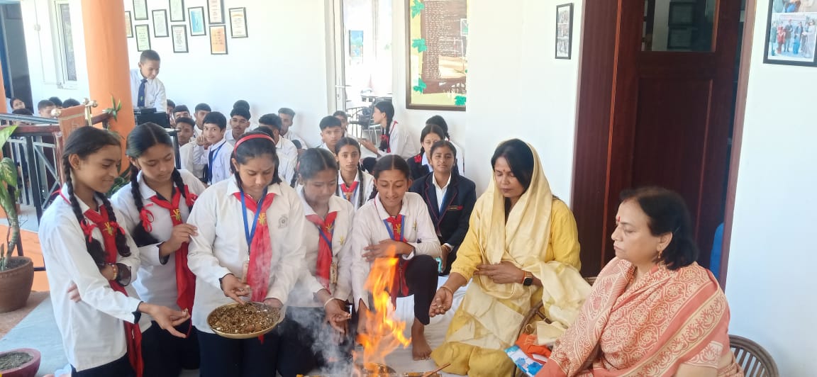Divine Blessings: Navratri Hawan at Viveka Foundations