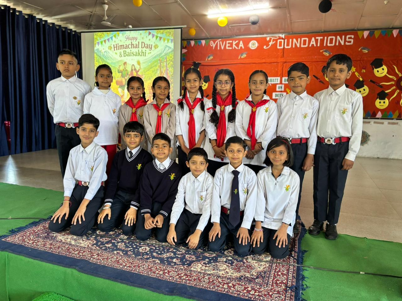 Baisakhi & Himachal Day Celebration at Viveka foundations school