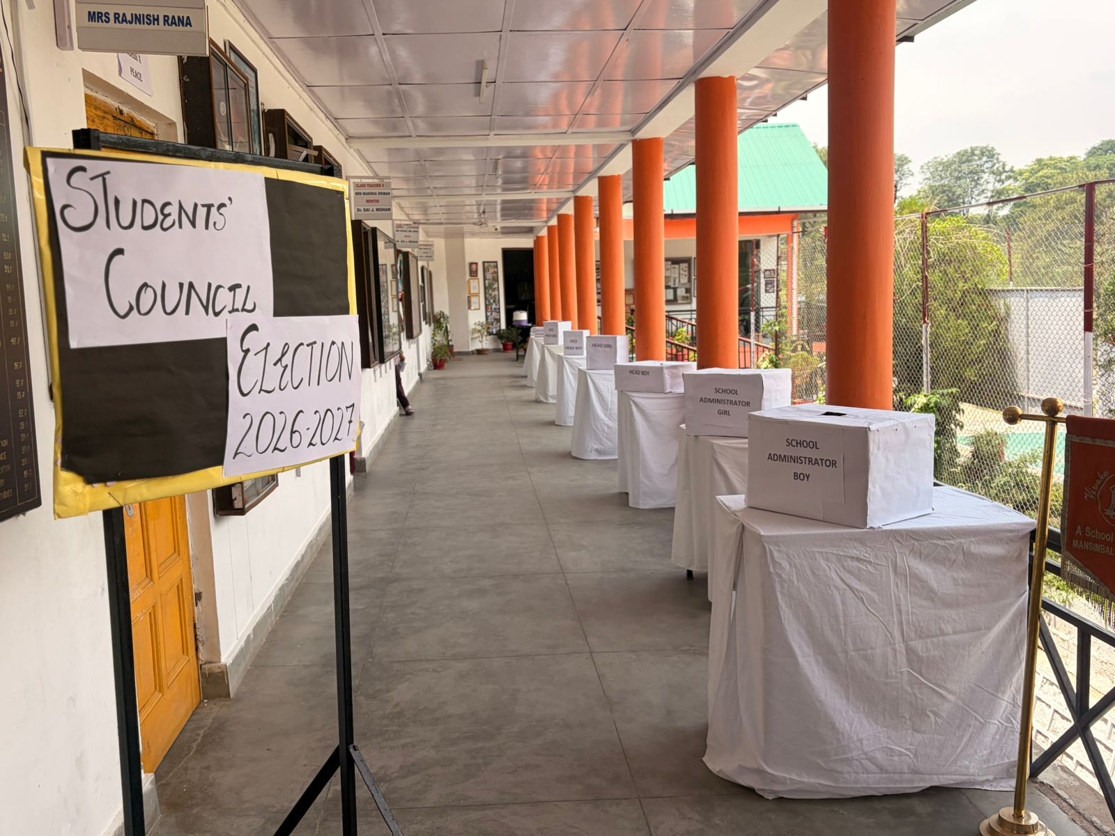Elections for various designations of the Students Council