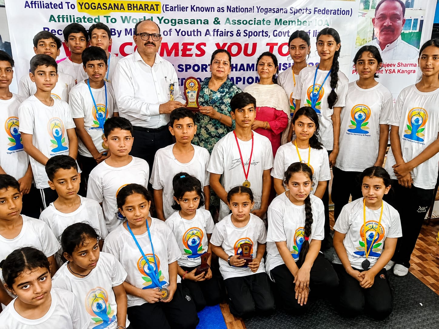 Viveka Foundations School Students Shine at District-Level Yoga Championship